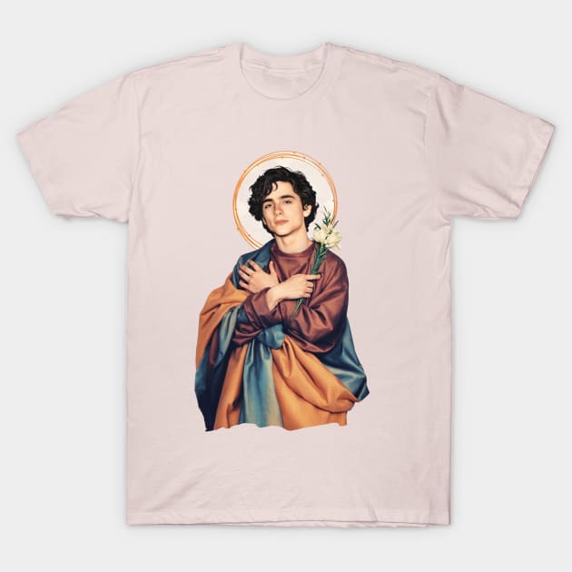 Saint Timothée Chalamet T-Shirt by Gedogfx